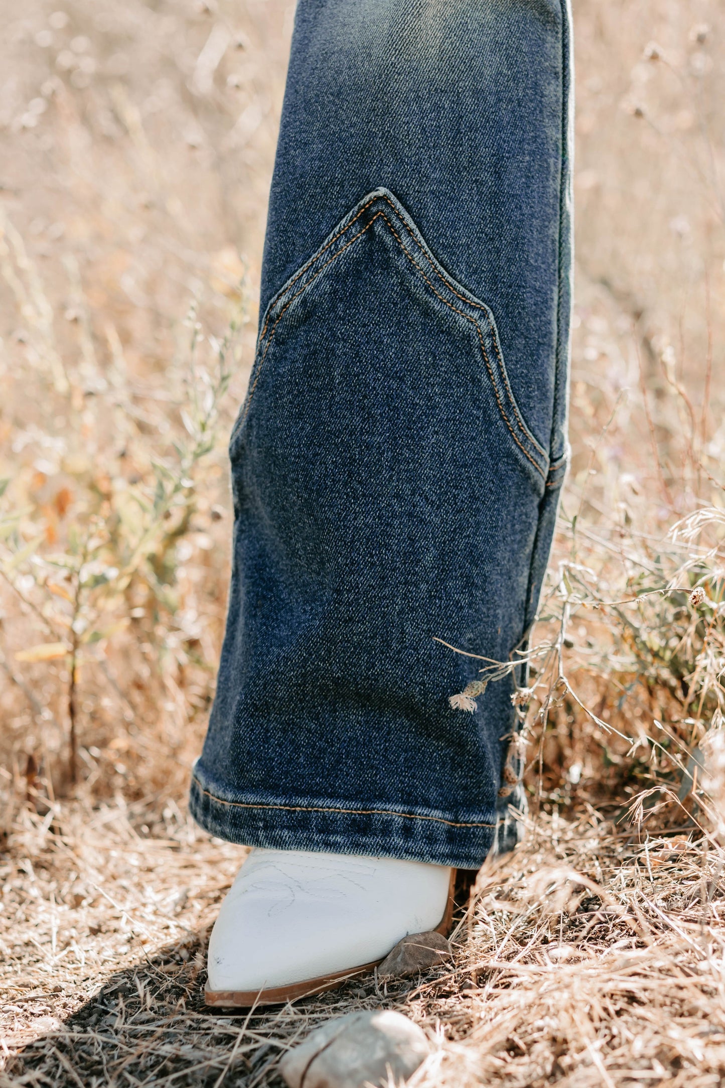 Seymour Mid Rise Western Flare Cello Jeans (Tint)